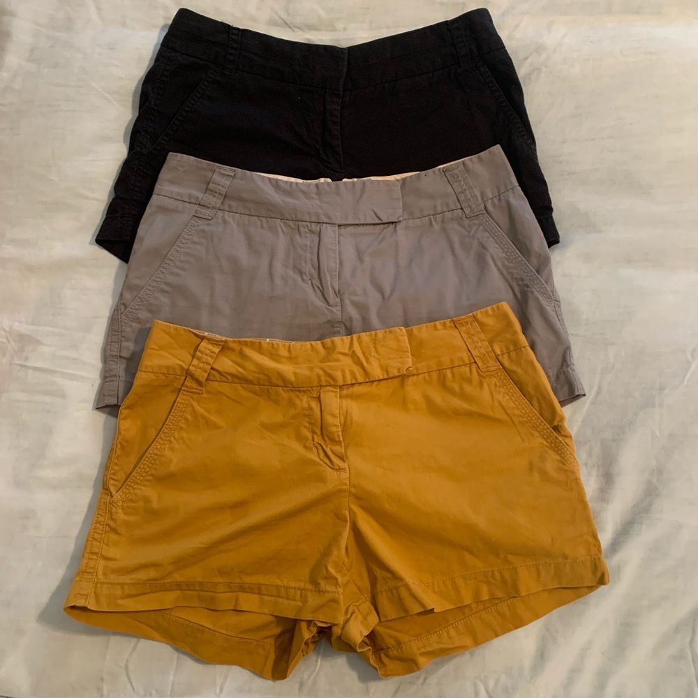 J Crew Classic Fit Chino Shorts